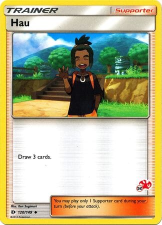 Hau (120/149) (Charizard Stamp #52) [Battle Academy 2020] Pokemon Single Pokémon  | Multizone: Comics And Games