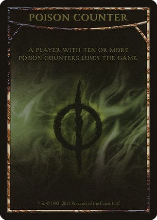 Poison Counter Token [Mirrodin Besieged Tokens] MTG Single Magic: The Gathering  | Multizone: Comics And Games