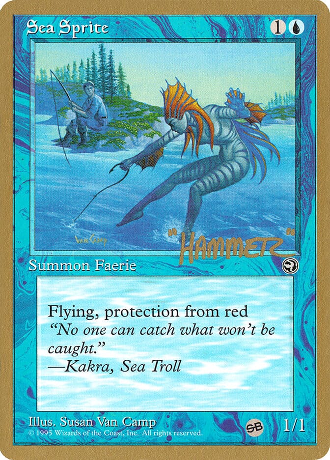 Sea Sprite (Shawn "Hammer" Regnier) (SB) [Pro Tour Collector Set] MTG Single Magic: The Gathering  | Multizone: Comics And Games