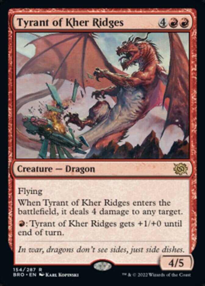 Tyrant of Kher Ridges [The Brothers' War] MTG Single Magic: The Gathering  | Multizone: Comics And Games