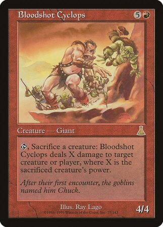 Bloodshot Cyclops [Urza's Destiny] MTG Single Magic: The Gathering  | Multizone: Comics And Games