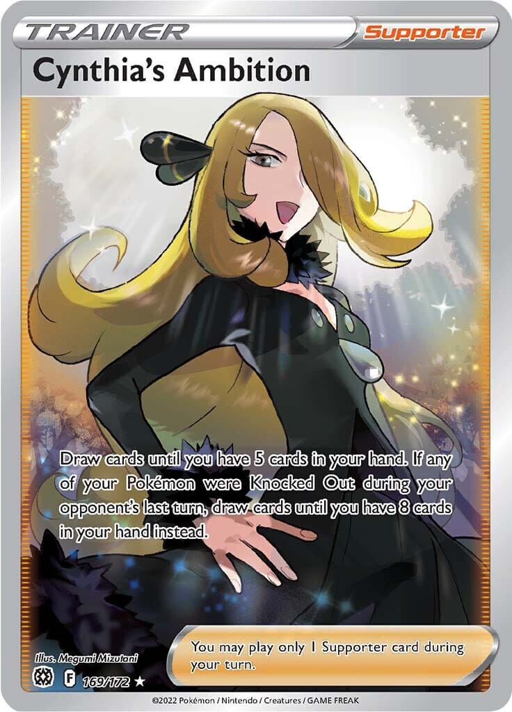 Cynthia's Ambition (169/172) [Sword & Shield: Brilliant Stars] Pokemon Single Pokémon  | Multizone: Comics And Games