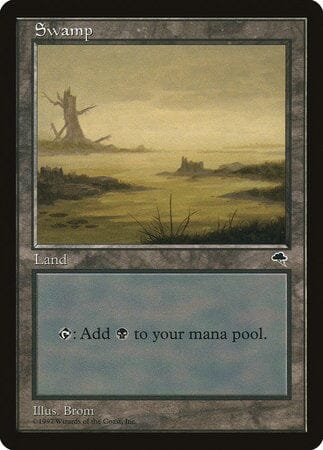 Swamp (River) [Tempest] MTG Single Magic: The Gathering  | Multizone: Comics And Games