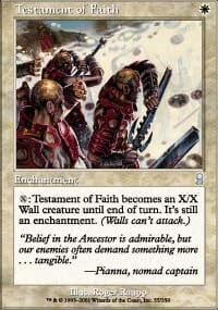 Testament of Faith [Odyssey] MTG Single Magic: The Gathering  | Multizone: Comics And Games