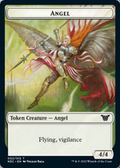 Angel // Elephant Double-sided Token [Kamigawa: Neon Dynasty Commander Tokens] MTG Single Magic: The Gathering  | Multizone: Comics And Games