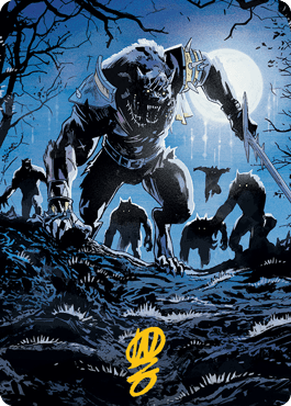 Tovolar, the Midnight Scourge 2 Art Card (Gold-Stamped Signature) [Innistrad: Midnight Hunt Art Series] MTG Single Magic: The Gathering  | Multizone: Comics And Games