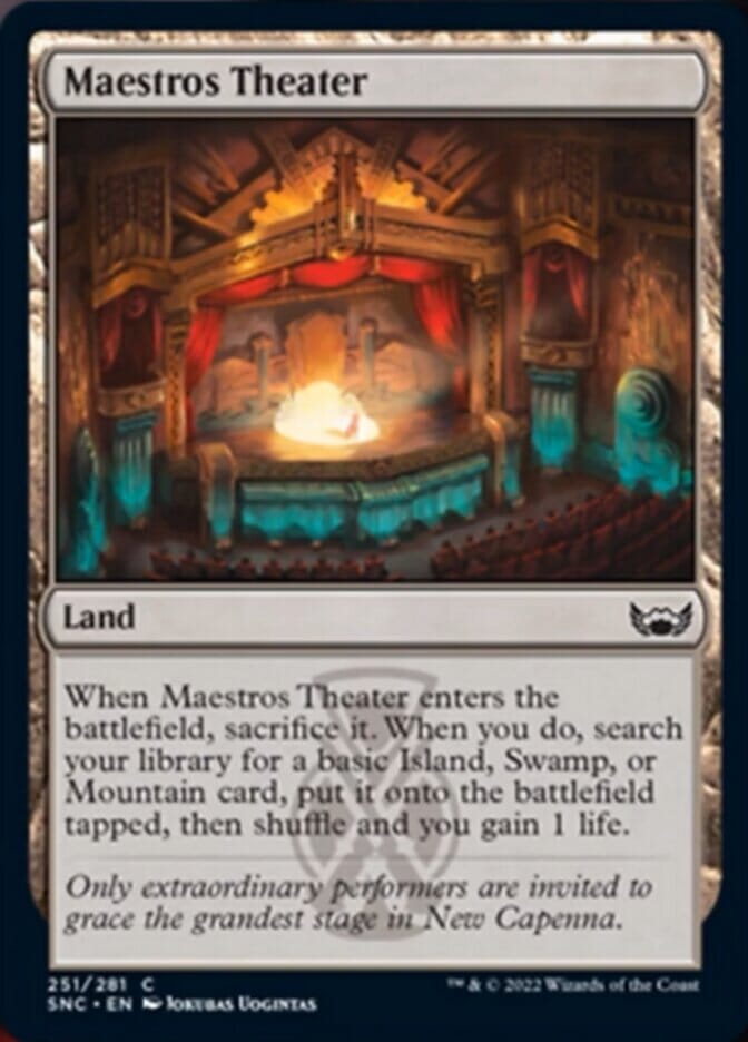 Maestros Theater [Streets of New Capenna] MTG Single Magic: The Gathering  | Multizone: Comics And Games