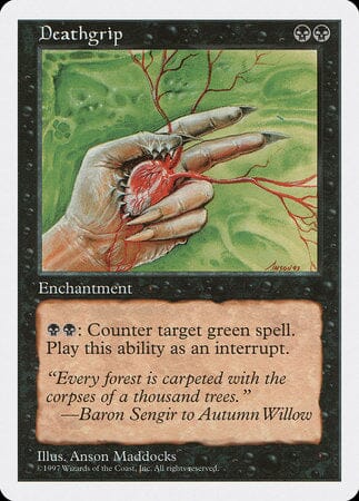 Deathgrip [Fifth Edition] MTG Single Magic: The Gathering  | Multizone: Comics And Games