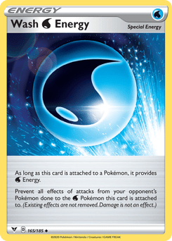 Wash Water Energy (165/185) [Sword & Shield: Vivid Voltage] Pokemon Single Pokémon  | Multizone: Comics And Games