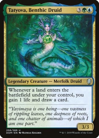 Tatyova, Benthic Druid [Dominaria] MTG Single Magic: The Gathering  | Multizone: Comics And Games