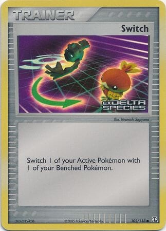 Switch (102/113) (Stamped) [EX: Delta Species] Pokemon Single Pokémon  | Multizone: Comics And Games