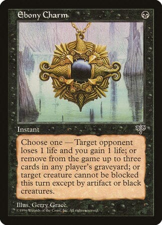 Ebony Charm [Mirage] MTG Single Magic: The Gathering  | Multizone: Comics And Games