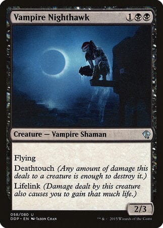 Vampire Nighthawk [Duel Decks: Zendikar vs. Eldrazi] MTG Single Magic: The Gathering  | Multizone: Comics And Games