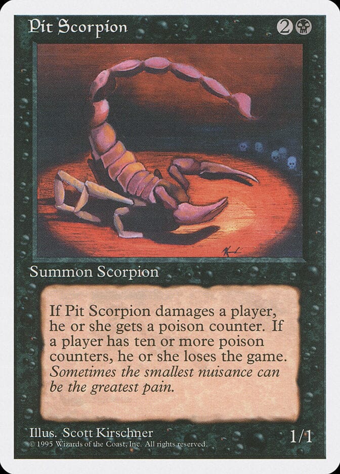 Pit Scorpion [Fourth Edition] MTG Single Magic: The Gathering  | Multizone: Comics And Games