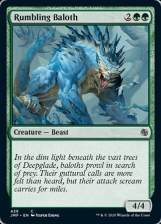 Rumbling Baloth [Jumpstart] MTG Single Magic: The Gathering  | Multizone: Comics And Games