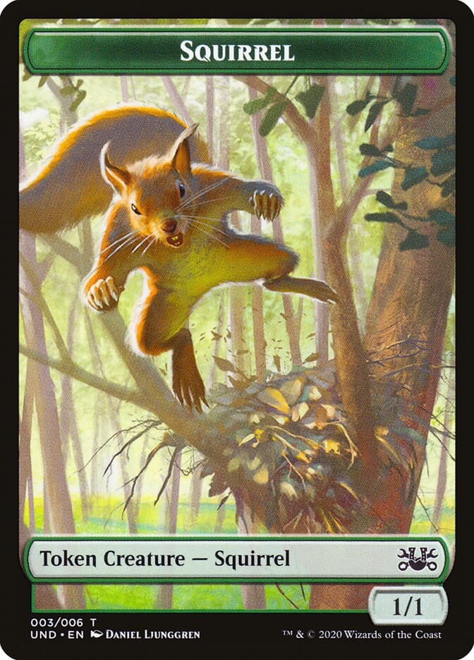 Beeble // Squirrel Double-sided Token [Unsanctioned Tokens] MTG Single Magic: The Gathering  | Multizone: Comics And Games