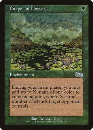 Carpet of Flowers [Urza's Saga] MTG Single Magic: The Gathering  | Multizone: Comics And Games