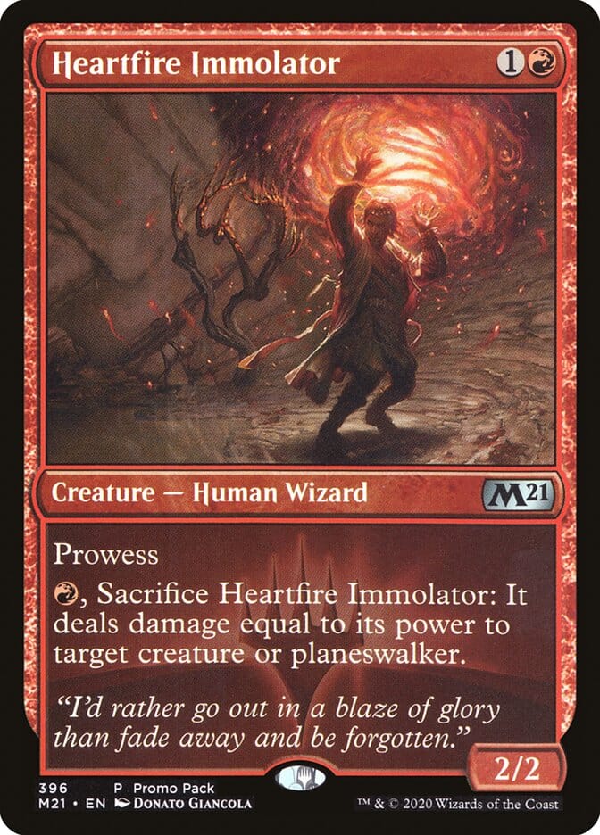 Heartfire Immolator (Promo Pack) [Core Set 2021 Promos] MTG Single Magic: The Gathering  | Multizone: Comics And Games