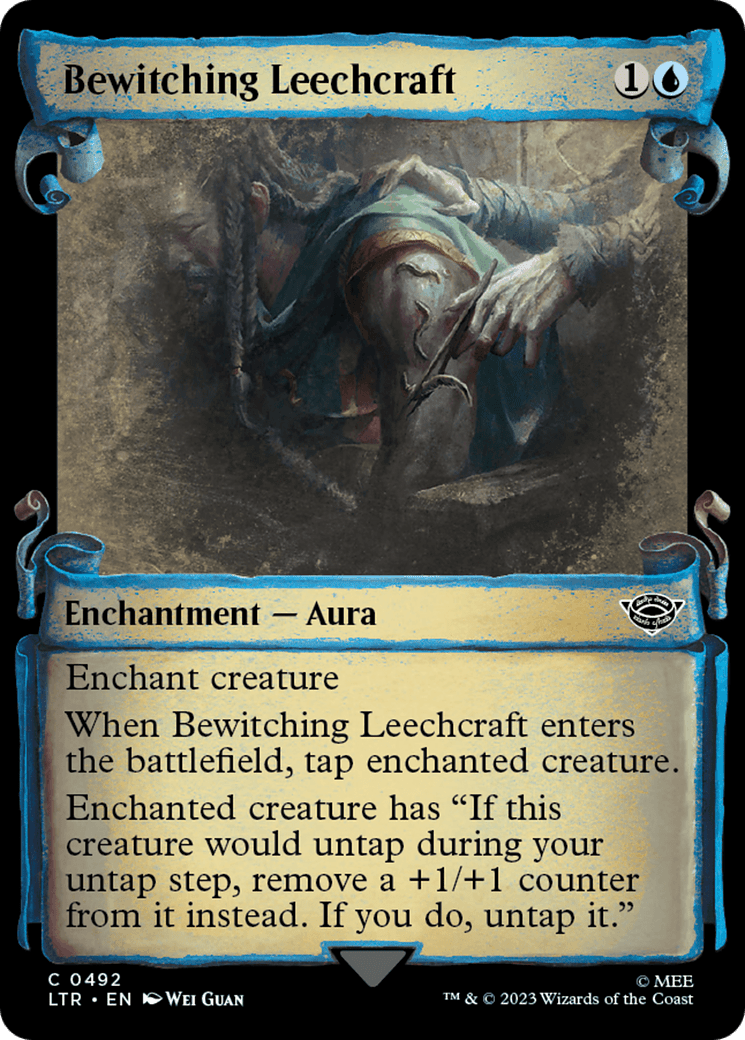 Bewitching Leechcraft [The Lord of the Rings: Tales of Middle-Earth Showcase Scrolls] MTG Single Magic: The Gathering  | Multizone: Comics And Games