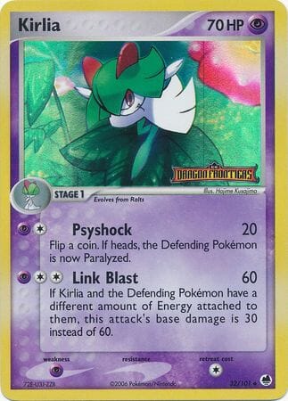 Kirlia (32/101) (Stamped) [EX: Dragon Frontiers] Pokemon Single Pokémon  | Multizone: Comics And Games