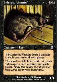 Infected Vermin [Odyssey] MTG Single Magic: The Gathering  | Multizone: Comics And Games
