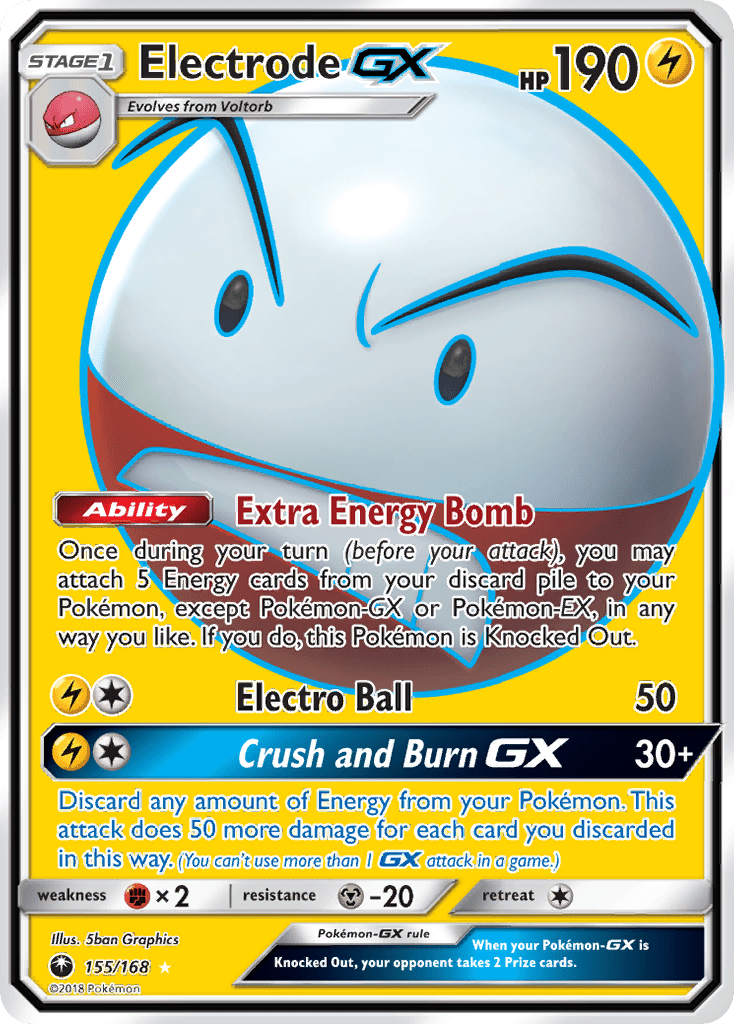 Electrode GX (155/168) [Sun & Moon: Celestial Storm] Pokemon Single Pokémon  | Multizone: Comics And Games