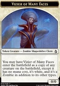 Vizier of Many Faces // Zombie Token [Amonkhet Tokens] MTG Single Magic: The Gathering  | Multizone: Comics And Games