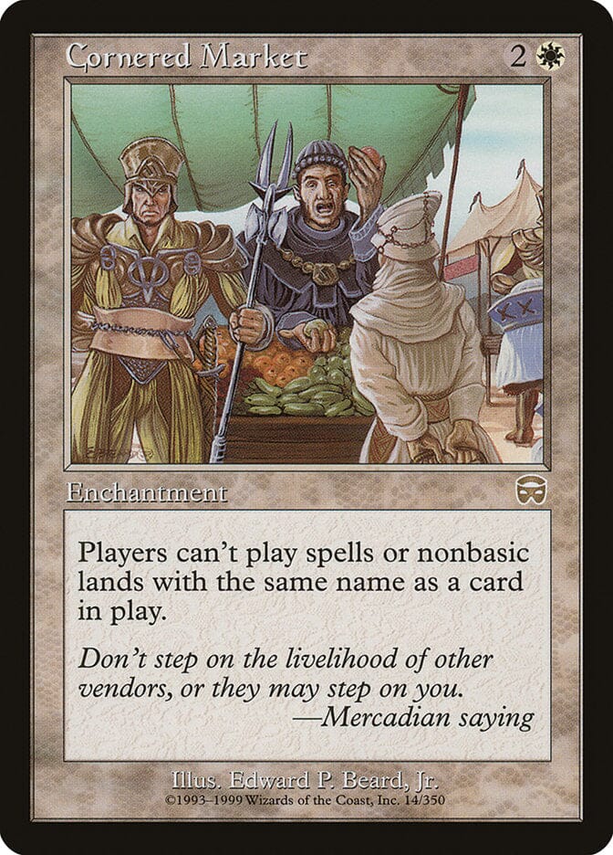 Cornered Market [Mercadian Masques] MTG Single Magic: The Gathering  | Multizone: Comics And Games