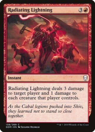 Radiating Lightning [Dominaria] MTG Single Magic: The Gathering  | Multizone: Comics And Games