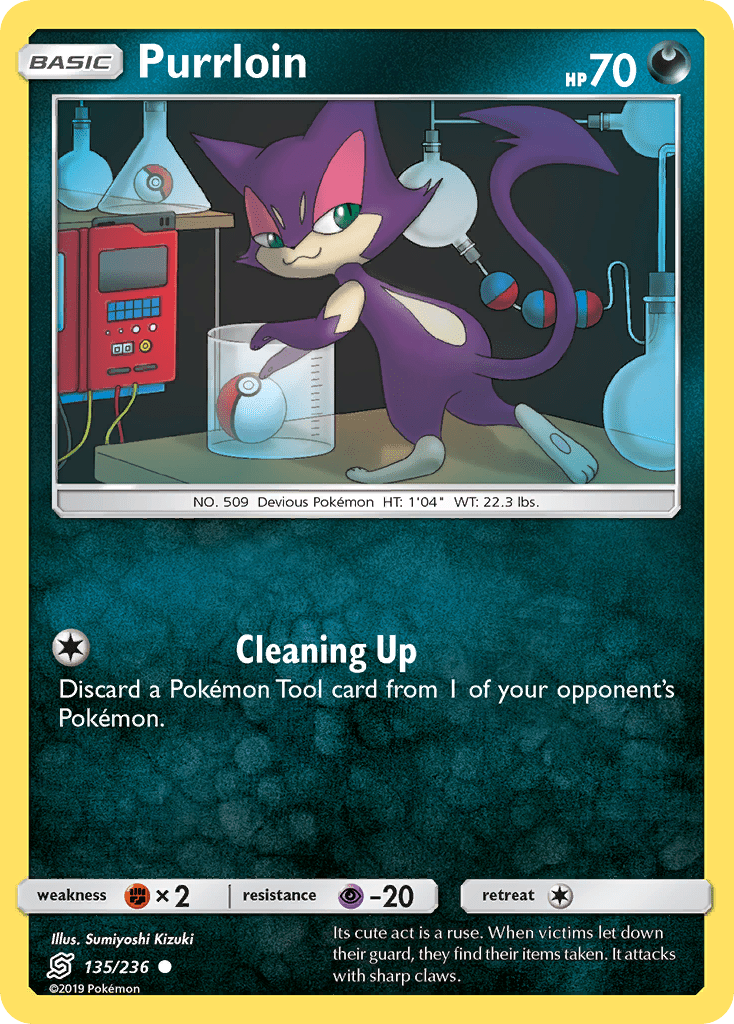 Purrloin (135/236) [Sun & Moon: Unified Minds] Pokemon Single Pokémon  | Multizone: Comics And Games