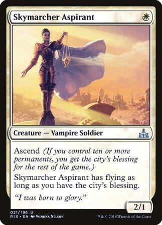 Skymarcher Aspirant [Rivals of Ixalan] MTG Single Magic: The Gathering  | Multizone: Comics And Games