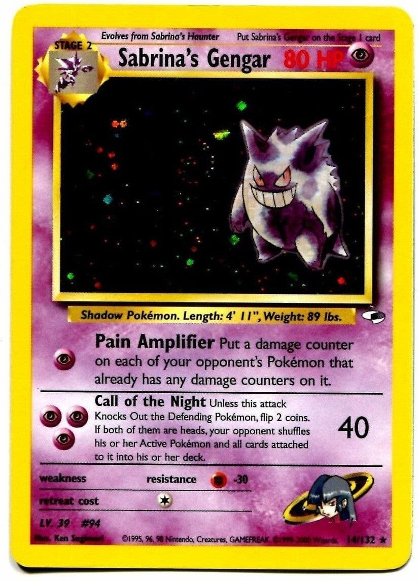 Sabrina's Gengar (14/132) [Gym Heroes Unlimited] Pokemon Single Pokémon  | Multizone: Comics And Games