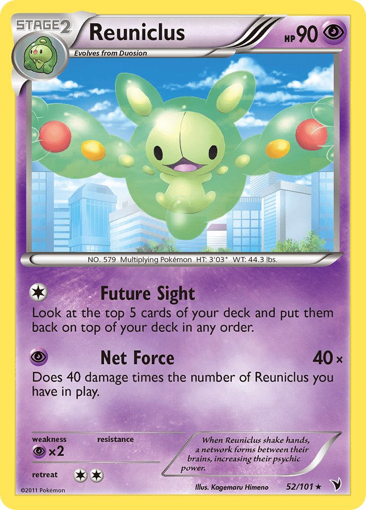 Reuniclus (52/101) [Black & White: Noble Victories] Pokemon Single Pokémon  | Multizone: Comics And Games