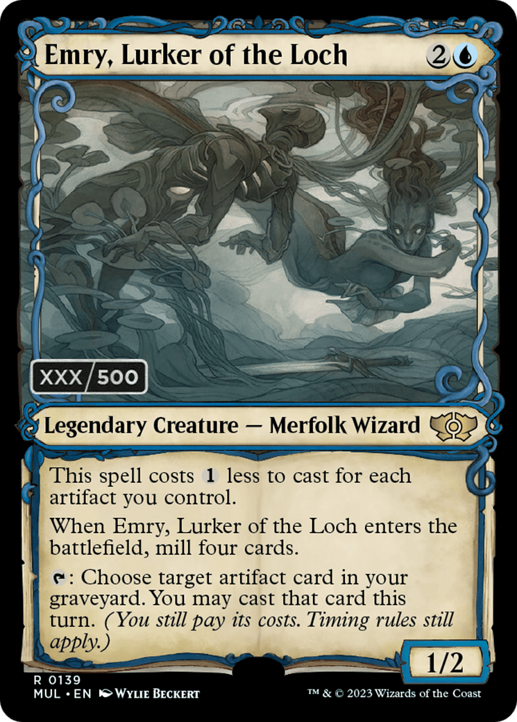 Emry, Lurker of the Loch (Serialized) [Multiverse Legends] MTG Single Magic: The Gathering  | Multizone: Comics And Games
