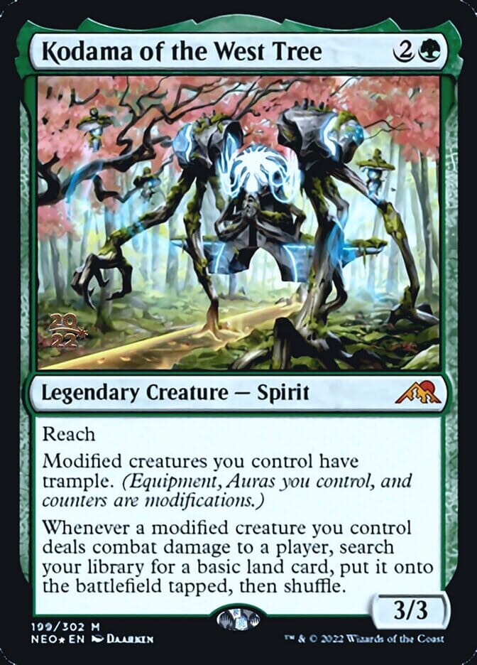 Kodama of the West Tree [Kamigawa: Neon Dynasty Prerelease Promos] MTG Single Magic: The Gathering  | Multizone: Comics And Games