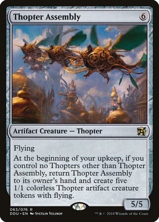 Thopter Assembly [Duel Decks: Elves vs. Inventors] MTG Single Magic: The Gathering  | Multizone: Comics And Games
