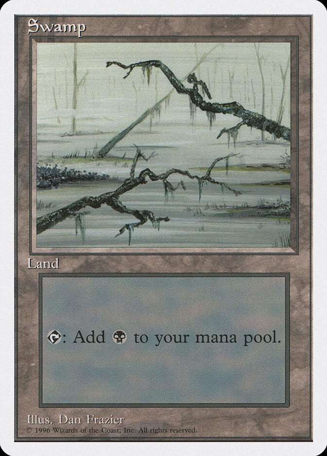 Swamp (Gray Water, Light Fog) [Introductory Two-Player Set] MTG Single Magic: The Gathering  | Multizone: Comics And Games