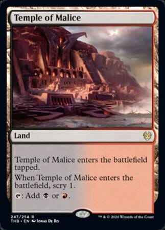 Temple of Malice [Theros Beyond Death] MTG Single Magic: The Gathering  | Multizone: Comics And Games