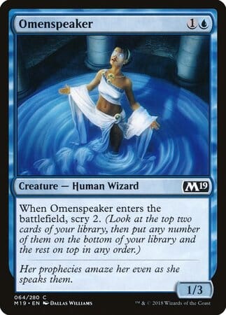 Omenspeaker [Core Set 2019] MTG Single Magic: The Gathering  | Multizone: Comics And Games