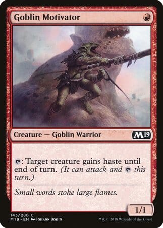 Goblin Motivator [Core Set 2019] MTG Single Magic: The Gathering  | Multizone: Comics And Games