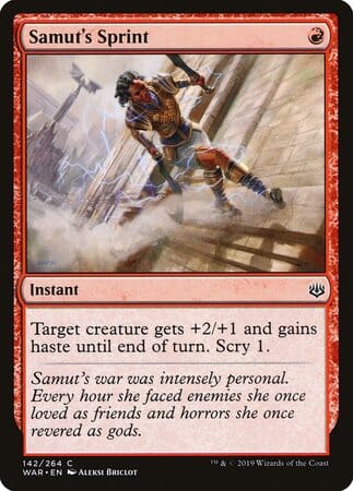 Samut's Sprint [War of the Spark] MTG Single Magic: The Gathering  | Multizone: Comics And Games