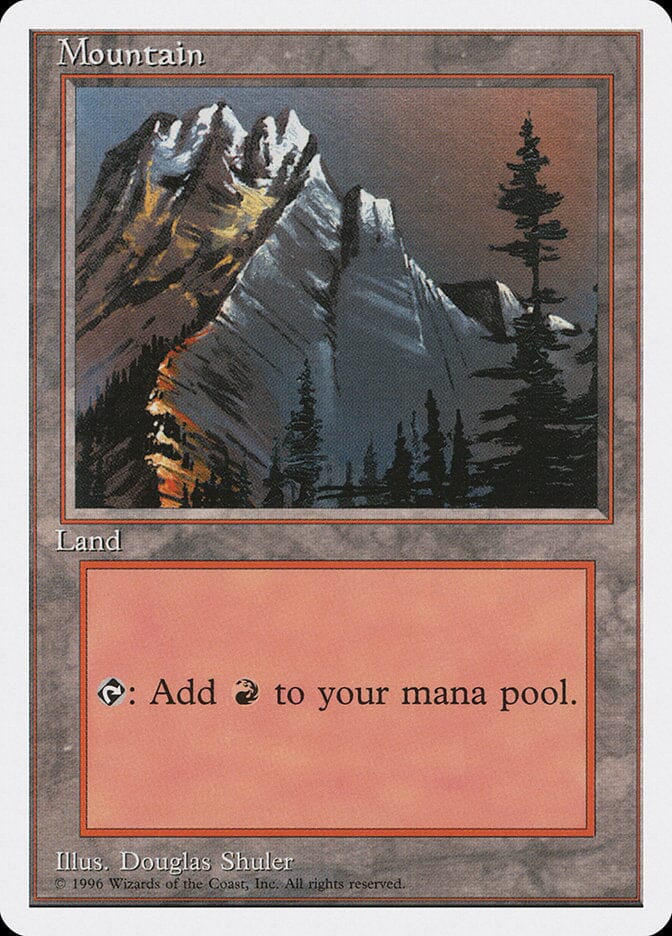 Mountain (Red Sky in the Top Right) [Introductory Two-Player Set] MTG Single Magic: The Gathering  | Multizone: Comics And Games
