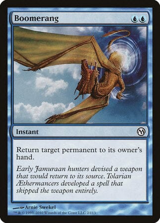 Boomerang [Duels of the Planeswalkers] MTG Single Magic: The Gathering  | Multizone: Comics And Games