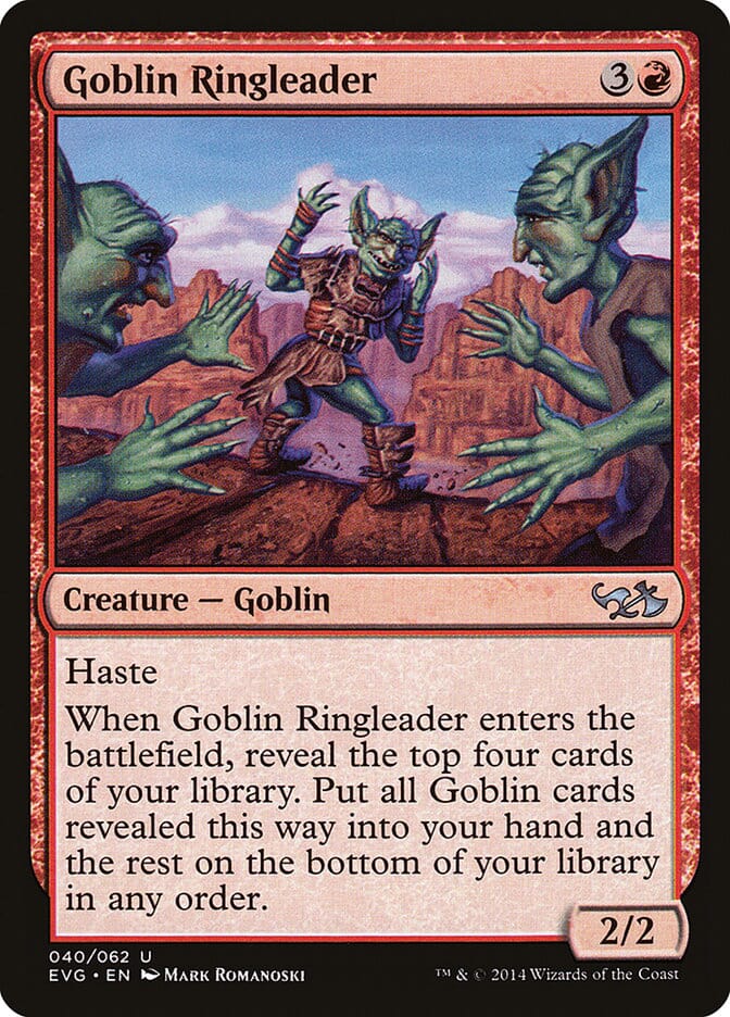 Goblin Ringleader (Elves vs. Goblins) [Duel Decks Anthology] MTG Single Magic: The Gathering  | Multizone: Comics And Games