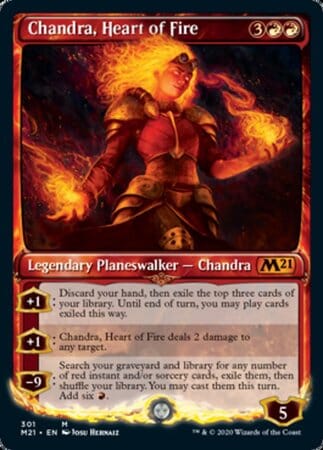 Chandra, Heart of Fire (Showcase) [Core Set 2021] MTG Single Magic: The Gathering  | Multizone: Comics And Games