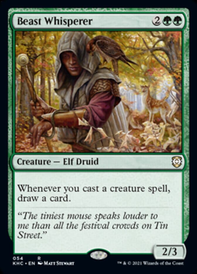 Beast Whisperer [Kaldheim Commander] MTG Single Magic: The Gathering  | Multizone: Comics And Games