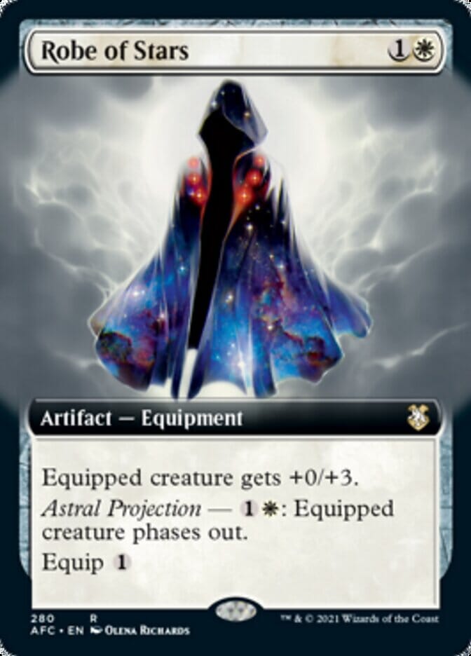 Robe of Stars (Extended) [Dungeons & Dragons: Adventures in the Forgotten Realms Commander] MTG Single Magic: The Gathering  | Multizone: Comics And Games