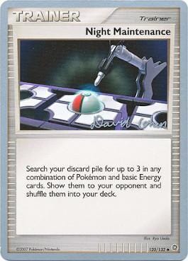 Night Maintenance (120/132) (Stallgon - David Cohen) [World Championships 2009] Pokemon Single Pokémon  | Multizone: Comics And Games