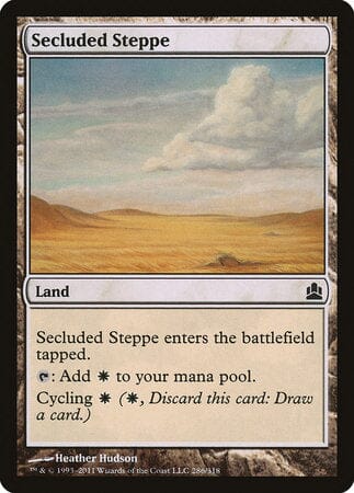 Secluded Steppe [Commander 2011] MTG Single Magic: The Gathering  | Multizone: Comics And Games