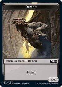 Demon // Soldier Double-sided Token [Core Set 2021 Tokens] MTG Single Magic: The Gathering  | Multizone: Comics And Games